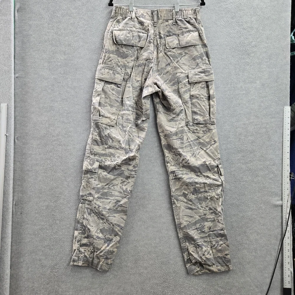 Propper Men‎ Pants 32L Gray Cargo Tiger Camouflage Air Force Utility Trouser Y2K